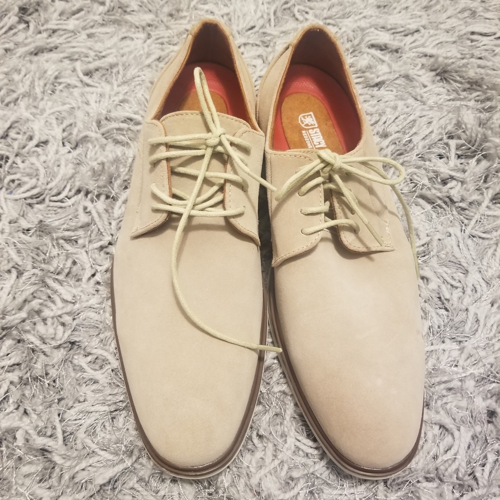 Stacy Adams Cream Oxfords